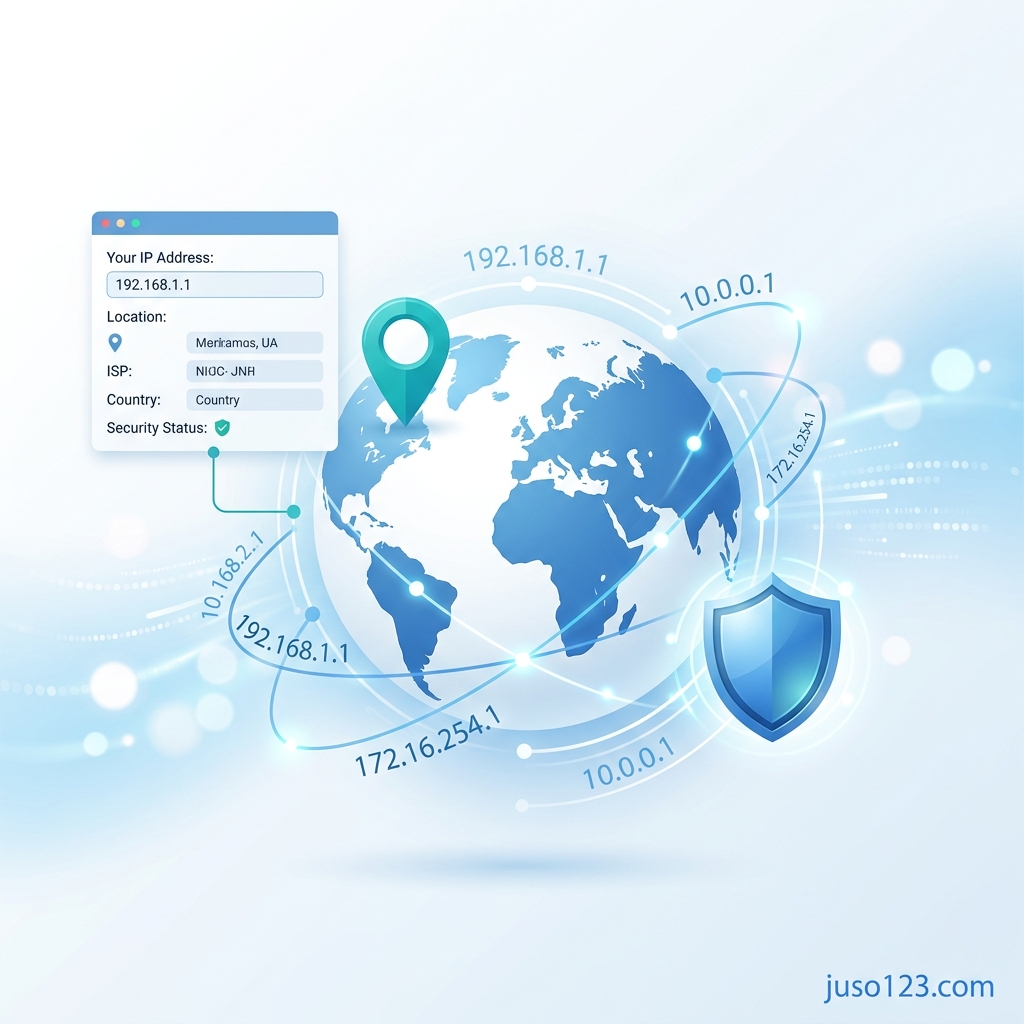IP 주소 확인 도구와 글로벌 네트워크 시각화